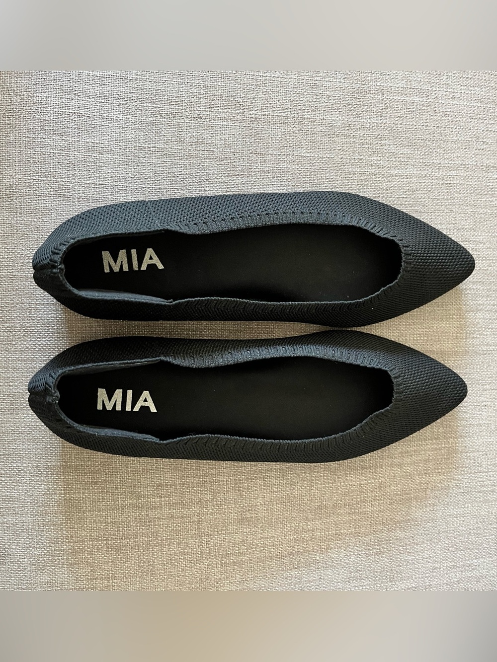 MIA Rizzo Knit Pointed Toe Flats - Picture 3 of 9